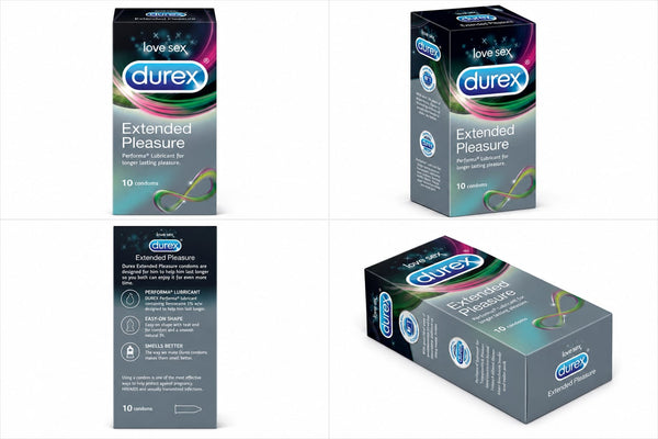 Durex Extended Pleasure Condoms 10 Pack – Long Lasting