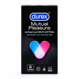 Durex Mutual Pleasure Ribbed and Dotted Condoms 6 Pack